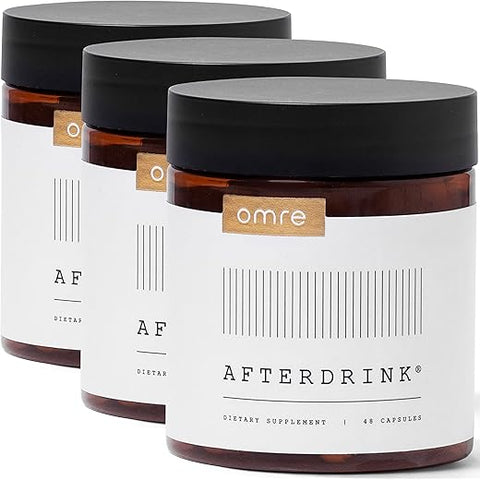 AfterDrink - Novo Look – Mesma Fórmula | Cápsulas Restauradoras com Cardo Mariano, Dihidromiricetina DHM, Vitamina B, Gengibre | Marca: Restore