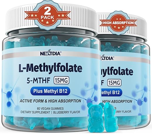 Nextdia - L-MethylFolate 15mg: Potencialize sua saúde com o melhor suplemento de metilfolato