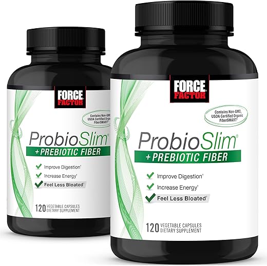 ProbioSlim Fibra Prebiótica, Impulsionador de Metabolismo para Mulheres – 100g - Force Factor