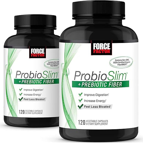 ProbioSlim Fibra Prebiótica, Impulsionador de Metabolismo para Mulheres – 100g - Force Factor