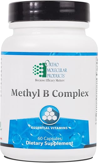 Ortho Molecular Products - Ortho Molecular – Complexo B Metilado – 60 Cápsulas | Suplemento Vitamínico  Ortho Molecular
