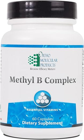 Ortho Molecular Products - Ortho Molecular – Complexo B Metilado – 60 Cápsulas | Suplemento Vitamínico  Ortho Molecular