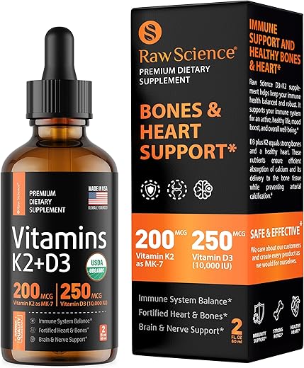 S RAW SCIENCE - Vitamina D3 K2 Líquida 10000 UI
