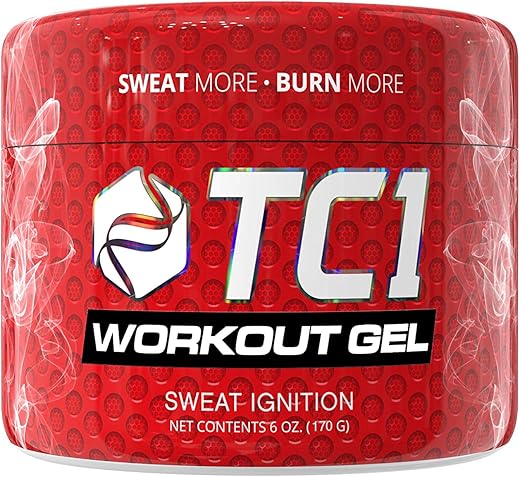 Gel de Treino Ignição do Suor, Termogênico Tópico com Capsaicina, Frasco de 6 oz (177 ml) - TC1