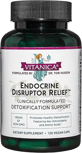 Endocrine Disruptor Relief – 120 Cápsulas | Alívio de Disruptores Endócrinos | Marca Vitanica - Vitanica