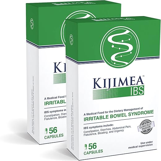 IBS: Alimento Médico para o Manejo Dietético da Síndrome do Intestino Irritável 56 Unidades 2 Pacotes (112 Cápsulas) - Kijimea