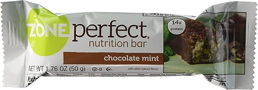 Barras de Nutrição Chocolate Menta – 5 unidades | Marca Zone Perfect - Zone Perfect