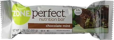 Barras de Nutrição Chocolate Menta – 5 unidades | Marca Zone Perfect - Zone Perfect