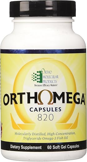 Ômega 3 de Peixe 950mg – 60 Cápsulas - Ortho Molecular Products