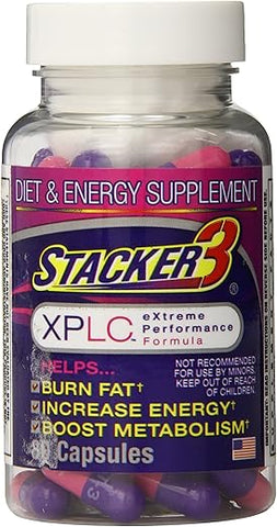 STACKER 2 - Stacker 3 XPLC Fórmula de Desempenho Extremo, 80 Cápsulas – Original, Potente e Eficiente