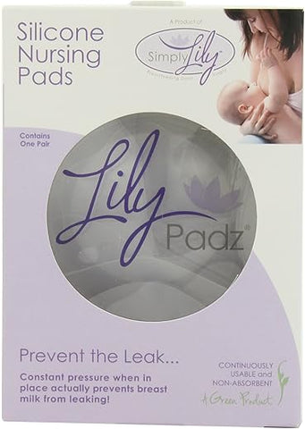 Almofadas de Amamentação Reutilizáveis de Silicone – Par Único Tamanho Regular – Marca LilyPadz - LilyPadz