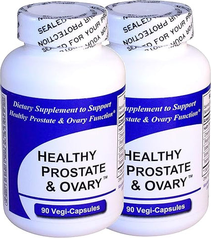 Get Well Natural,LLC - Prostata e Ovário Saudáveis (180 Cápsulas) Mistura Herbal Concentrada – Marca Proeminente