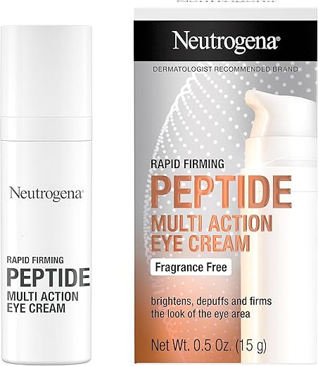 Creme para os Olhos Peptídeo Firmador Rápido: Reduz Inchaço, Ilumina, Hidrata, Sem Fragrância, 15 ml - Neutrogena