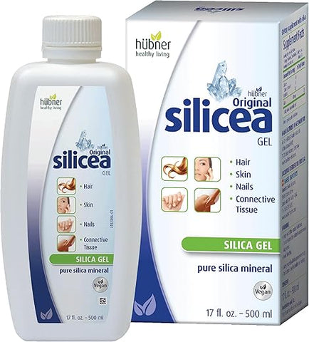 Hubner - Original Silicea Gel 500 ml – Cabelos, Pele, Unhas e Tecido Conjuntivo – Fórmula Pura de Gel de Sílica Coloidal – Sem Aditivos ou Conservantes