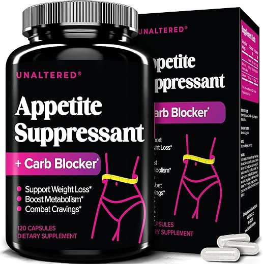 Supressor de Apetite para Mulheres – Combate Desejos, Inchaço – 60 cápsulas (1200 mg) - UNALTERED