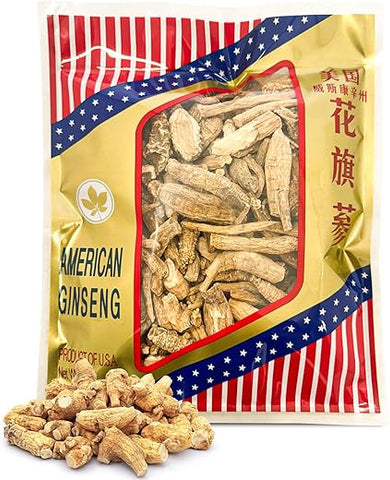 NATURAURA - Raízes de Ginseng Americano Premium – Energia Natural | Marca: Premium American Ginseng Roots
