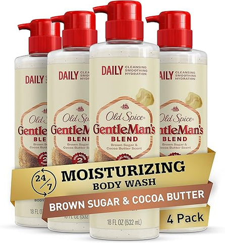 Sabonete Esfoliante para Homens, Mistura Gentil de Açúcar Mascavo – 250ml - Old Spice