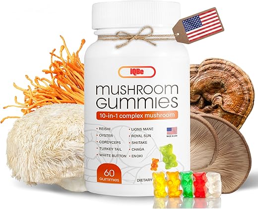 iQBe - Gomas de Cogumelo: Deliciosas e Nutritivas – 100g