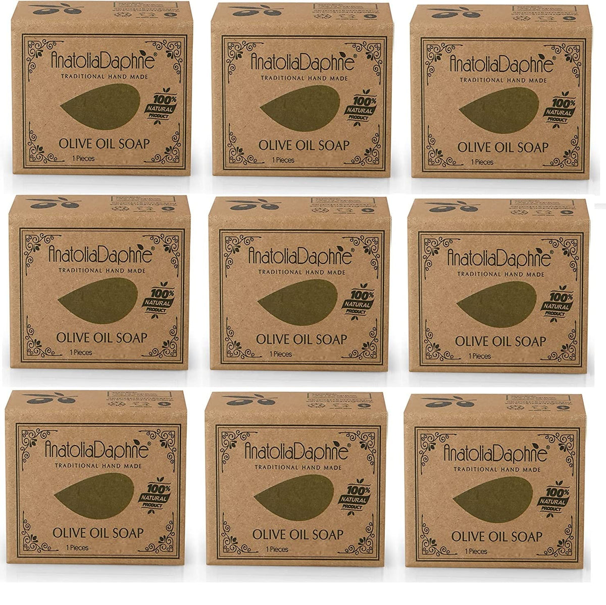 AnatoliaDaphne - Sabonete de Azeite – Artesanal 100% Natural Puro  Própria