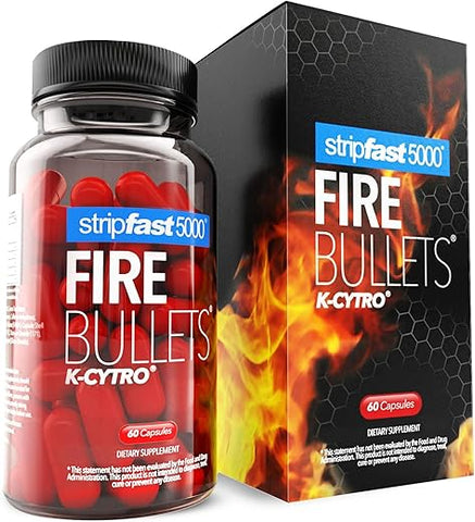Fire Bullets com K-CYTRO para Mulheres e Homens – Queime gordura rapidamente! - stripfast5000