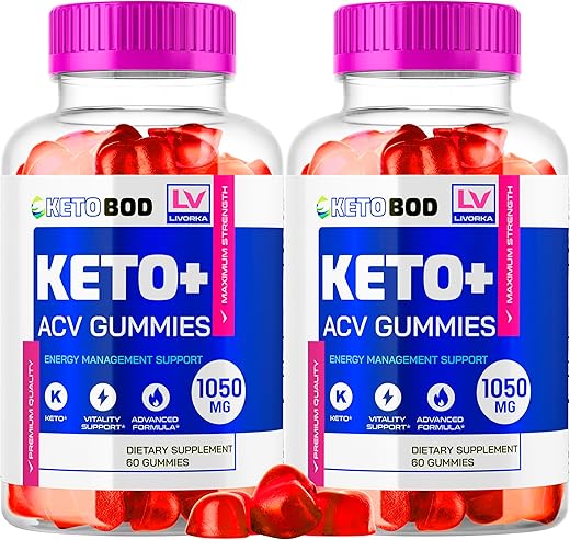 LIVORKA - (2 Pacotes) Gomas Keto Bod ACV, KetoBodACV Gummies, KetoBodKeto, Keto Body Gummies, Gomas Ketobod Keto ACV, Keto Body, Gomas Keto Body ACV, Keto Body ACV, 120 g