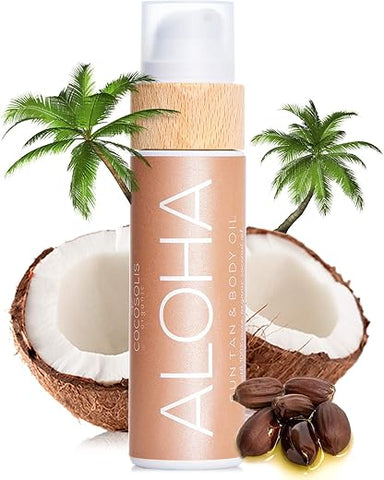 ALOHA Bronzeado Solar – Óleo de Coco Natural 100ml - COCOSOLIS
