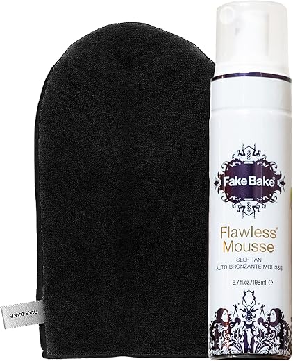 Flawless Mousse Autobronzeador – Bronzeado Perfeito e Duradouro para Todos os Tons de Pele Feminina - Fake Bake