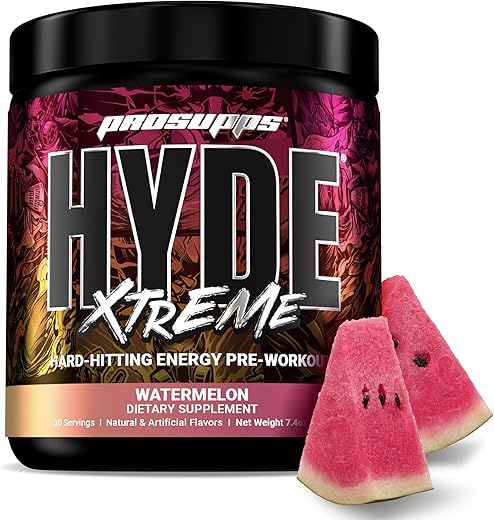 Mr. Hyde® Xtreme – Energético em Pó Pré-Treino de Alta Performance – Energia Intensa e Duradoura, Bombas Musculares – 300g - PROSUPPS