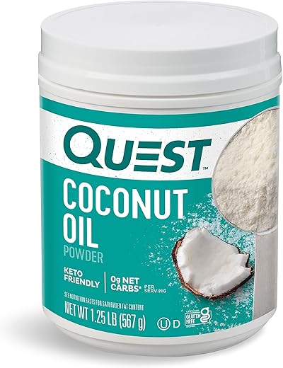 Óleo de Coco em Pó Quest Nutrition, 56 Porções, 560 g, 1.25 lb