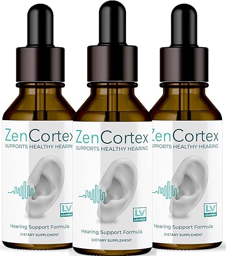 LIVORKA - Zencortex – Gotas Auriculares Zen Cortex, 3 Frascos para 90 Dias, Gotas Zen Cortex, Zen Cortex Auricular, Gotas Líquidas Zen Cortex, Fórmula Avançada Zen Cortex