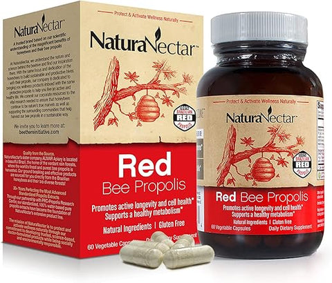 Red Bee Propolis | Certificado NSF | Propolis Premium Brasileira | Apicultura Ética | 30g - NaturaNectar