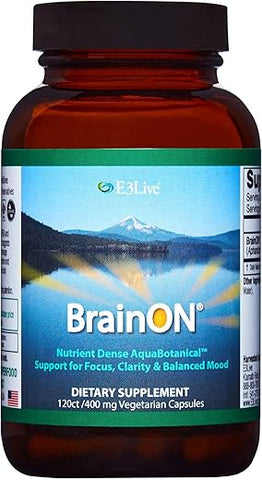 E3LIVE - E3Live Brain On 120 Cápsulas – Potencialize seu cérebro com a marca líder em saúde cerebral