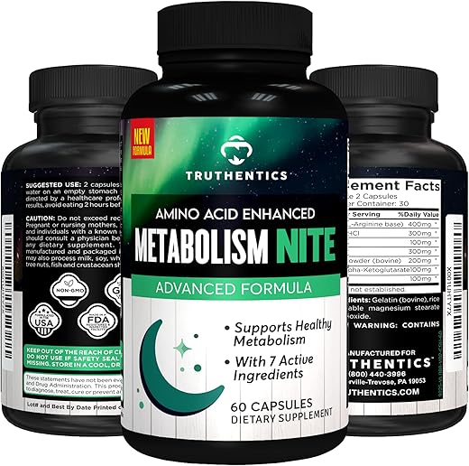Booster Noturno de Metabolismo para Homens – Aumente sua Queima de Calorias! - TRUTHENTICS