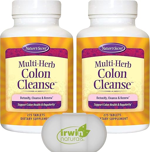 Lumintrail - Nature’s Secret Detoxify Cleanse Multi-Herb – Limpeza do Cólon, Desintoxicação – 60 Cápsulas