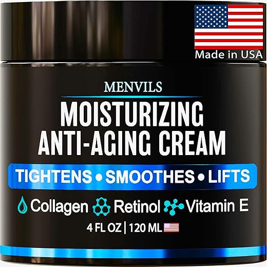 Menvils - Creme Hidratante Facial Masculino – Anti-Envelhecimento : [Nome da Marca]