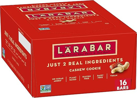 LÄRABAR - Larabar Cashew Cookie: Barra Vegana Sem Glúten com Frutas