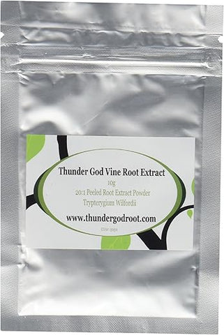 ThunderGodRoot.com - Raiz de Thunder God Vine – Suplemento Herbal – Pó de Extrato 20:1 – Marca Thunder God Vine – 20g