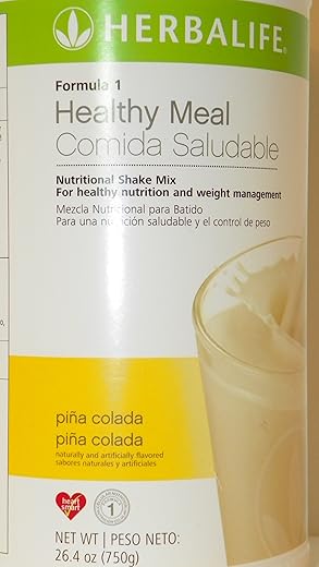 Shake Nutricional Formula 1, Sabor Pina Colada – 550g - Herbalife