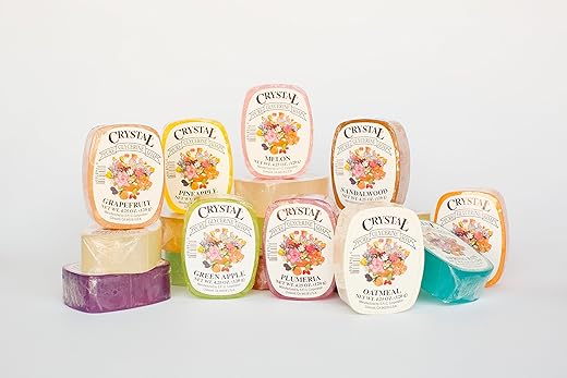 Topnice - Sabonete em Barra de Glicerina Crystal 24 Fragrâncias (24 barras)  Crystal