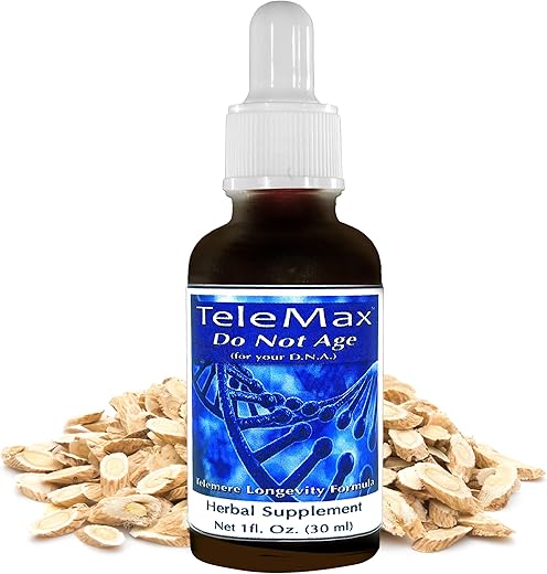 Intelligent Remedies - Suplemento de Telômeros – Extratos Herbais da Raiz de Astragalus