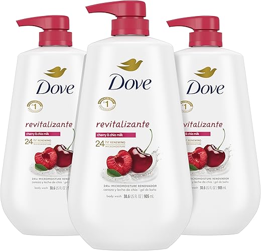 Body Wash com Bomba, Revitalizante de Cereja – 500ml - Dove
