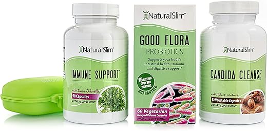 Kit Candiseptic NaturalSlim – Fórmula de Frank Suarez (1 Pacote) – Cápsulas para Saúde e Bem-Estar