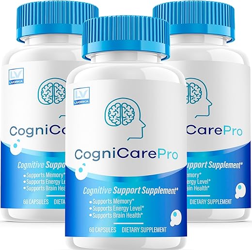 LIVORKA - Cognicare Pro – Fórmula Avançada em Cápsulas 180 Unidades para 3 Meses