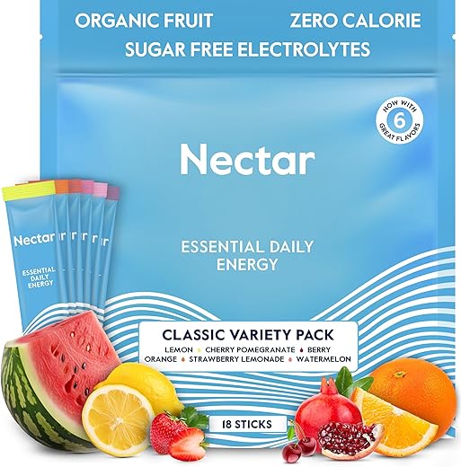 Energy Booster – Cafeína Orgânica, B12: Aumente sua energia naturalmente - Nectar