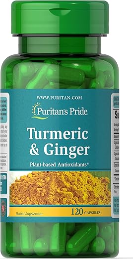Puritan's Pride - Puritan’s Pride Cúrcuma – Benefícios para a Saúde – 60 Cápsulas – 500mg