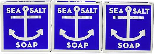 Conjunto de Sabonetes Swedish Dream Sea Salt by Kala, 4.3 Ounce (Pack of 3)  Kala, Sal do Mar, 3 Sabonetes de 4.3g