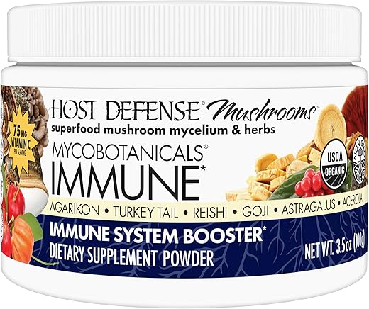 MycoBotanicals Immune* Pó – Pó para o Sistema Imunológico – Imunidade - Host Defense