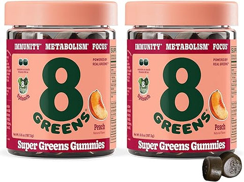 Gummies | Superalimentos em Pó em formato de Goma para Metabolismo e Imunidade | 60g - 8Greens