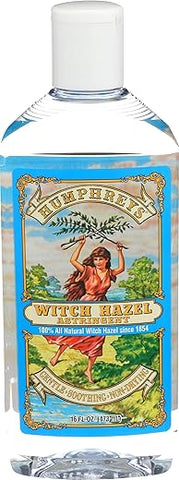 Astringente de Hamamélis 473 ml – Cuidado Facial Natural - Humphreys