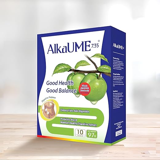 Alkaume 7.35 - Umeboshi Cleanse Detox Fruta Natural, Ameixa Seca – 100g